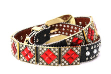 Load image into Gallery viewer, Rhinestone Belt- #501 Rhombic Diamond Stone