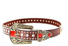 Load image into Gallery viewer, Rhinestone Belt- #501 Rhombic Diamond Stone