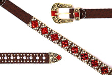 Load image into Gallery viewer, Rhinestone Belt- #501 Rhombic Diamond Stone