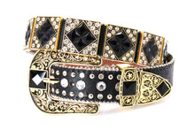 Load image into Gallery viewer, Rhinestone Belt- #501 Rhombic Diamond Stone