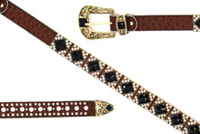 Load image into Gallery viewer, Rhinestone Belt- #501 Rhombic Diamond Stone