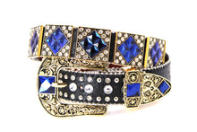 Load image into Gallery viewer, Rhinestone Belt- #501 Rhombic Diamond Stone