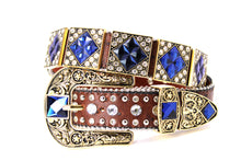 Load image into Gallery viewer, Rhinestone Belt- #501 Rhombic Diamond Stone