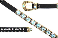 Load image into Gallery viewer, Rhinestone Belt- #501 Rhombic Diamond Stone