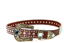 Load image into Gallery viewer, Rhinestone Belt- #501 Rhombic Diamond Stone