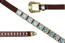 Load image into Gallery viewer, Rhinestone Belt- #501 Rhombic Diamond Stone