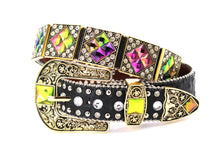 Load image into Gallery viewer, Rhinestone Belt- #501 Rhombic Diamond Stone
