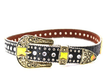 Load image into Gallery viewer, Rhinestone Belt- #501 Rhombic Diamond Stone