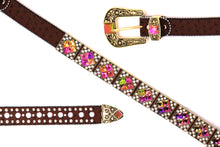 Load image into Gallery viewer, Rhinestone Belt- #501 Rhombic Diamond Stone