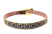 Load image into Gallery viewer, Rhinestone Belt - #505 Rhinestone Buckle w Double Longhorn