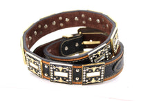 Cargar imagen en el visor de la galería, Rhinestone Belt- #507 Rhinestone Buckle w Longhorn Rhinestones & Studs