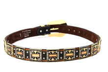 Cargar imagen en el visor de la galería, Rhinestone Belt- #507 Rhinestone Buckle w Longhorn Rhinestones & Studs