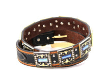 Cargar imagen en el visor de la galería, Rhinestone Belt- #507 Rhinestone Buckle w Longhorn Rhinestones & Studs