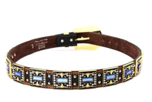 Cargar imagen en el visor de la galería, Rhinestone Belt- #507 Rhinestone Buckle w Longhorn Rhinestones & Studs