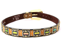 Cargar imagen en el visor de la galería, Rhinestone Belt- #507 Rhinestone Buckle w Longhorn Rhinestones & Studs