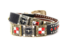 Cargar imagen en el visor de la galería, Rhinestone Belt- #556 Longhorn Buckle Longhorn Concho Rhinestone