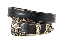Load image into Gallery viewer, Plain Belt- #607 Longhorn Horse Rooster Basketweave Floral Pattern