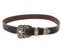 Load image into Gallery viewer, Plain Belt- #607 Longhorn Horse Rooster Basketweave Floral Pattern