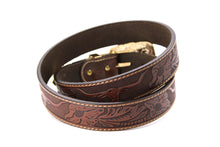 Load image into Gallery viewer, Plain Belt- #607 Longhorn Horse Rooster Basketweave Floral Pattern