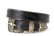 Load image into Gallery viewer, Plain Belt- #607 Longhorn Horse Rooster Basketweave Floral Pattern