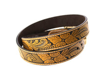 Load image into Gallery viewer, Plain Belt- #607 Longhorn Horse Rooster Basketweave Floral Pattern