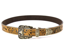 Load image into Gallery viewer, Plain Belt- #607 Longhorn Horse Rooster Basketweave Floral Pattern