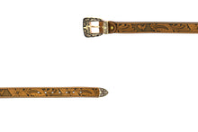 Load image into Gallery viewer, Plain Belt- #607 Longhorn Horse Rooster Basketweave Floral Pattern