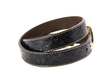 Load image into Gallery viewer, Plain Belt- #607 Longhorn Horse Rooster Basketweave Floral Pattern