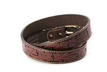 Load image into Gallery viewer, Plain Belt- #607 Longhorn Horse Rooster Basketweave Floral Pattern