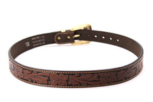 Load image into Gallery viewer, Plain Belt- #607 Longhorn Horse Rooster Basketweave Floral Pattern