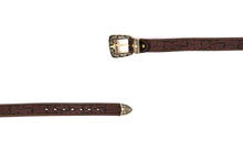 Load image into Gallery viewer, Plain Belt- #607 Longhorn Horse Rooster Basketweave Floral Pattern