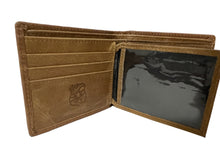 Load image into Gallery viewer, Short Wallet- #687 Leather Threading Wallet Genuine Leather Rodeo