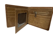 Load image into Gallery viewer, Short Wallet- #687 Leather Threading Wallet Genuine Leather Rodeo