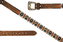 Load image into Gallery viewer, Concho Belt- #783 Double Guns
