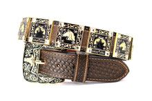 Load image into Gallery viewer, Concho Belt- #783 Double Guns