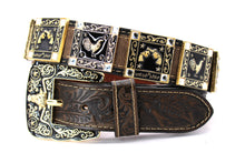 Load image into Gallery viewer, Concho Belt- #783 Double Guns