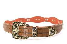 Load image into Gallery viewer, Concho Belt- #8001A-E Concho with Clear Stone