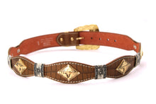 Load image into Gallery viewer, Concho Belt- #8001A-E Concho with Clear Stone