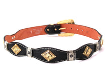 Load image into Gallery viewer, Concho Belt- #8001A-E Concho with Clear Stone