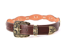 Load image into Gallery viewer, Concho Belt- #8001A-E Concho with Clear Stone