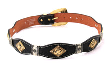 Load image into Gallery viewer, Concho Belt- #8001A-E Concho with Clear Stone