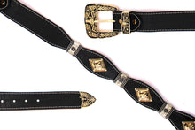 Load image into Gallery viewer, Concho Belt- #8001A-E Concho with Clear Stone