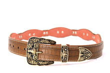 Load image into Gallery viewer, Concho Belt- #8001A-E Concho with Clear Stone