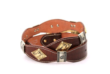 Load image into Gallery viewer, Concho Belt- #8001A-E Concho with Clear Stone