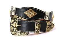 Load image into Gallery viewer, Concho Belt- #8001A-E Concho with Clear Stone