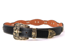 Load image into Gallery viewer, Concho Belt- #8001A-E Concho with Clear Stone