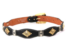 Load image into Gallery viewer, Concho Belt- #8001A-E Concho with Clear Stone