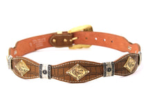 Load image into Gallery viewer, Concho Belt- #8001A-E Concho with Clear Stone