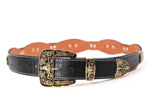 Load image into Gallery viewer, Concho Belt- #8001A-E Concho with Clear Stone