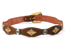 Load image into Gallery viewer, Concho Belt- #8001A-E Concho with Clear Stone